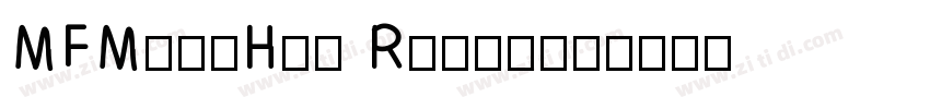 MFMingHei Regular字体转换 MFMingHei Regular字体转换